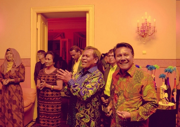 Официальный прием спикеров Форума и участников Фестиваля в посольстве Индонезии