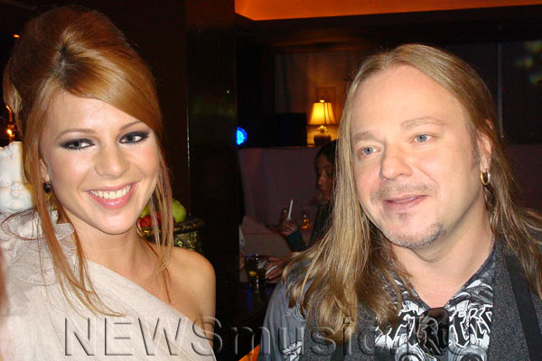 Владимир Пресняков-мл с женой Натальей Подольской