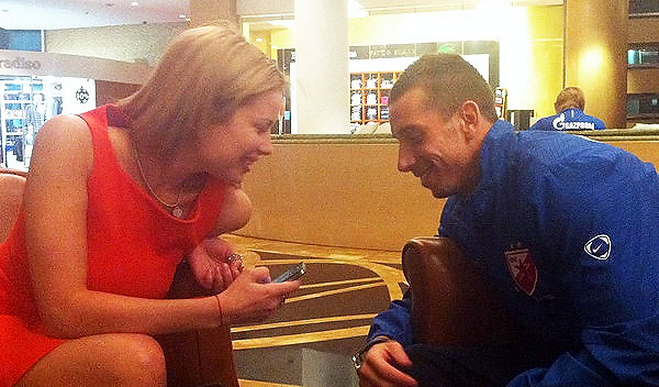 Настя Осипова и Никола Петкович