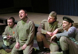 Военный вечер в театре Сац