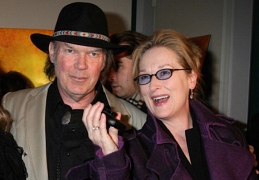Neil Yyoung and Meryl Streep
