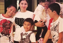 Арман Давлетьяров с семьей