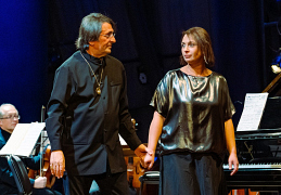 Юрий Башмет и Ксения Башмет