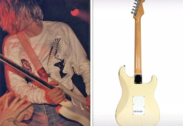 Курт Кобейн и его гитара