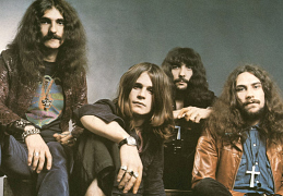 Black Sabbath, слева направо: Гизер Батлер, Оззи Осборн, Тони Айомми и Билл Уорд, начало 1970-х. Фотография: Неизвестно